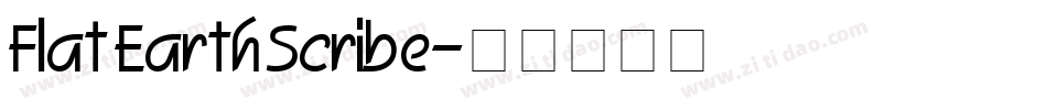Flat Earth Scribe字体转换